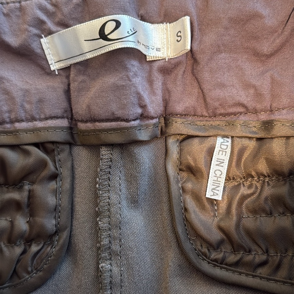🌻 Etc Greyish Brownish Flare Bottom Work Trousers 🌻 - Picture 3 of 5